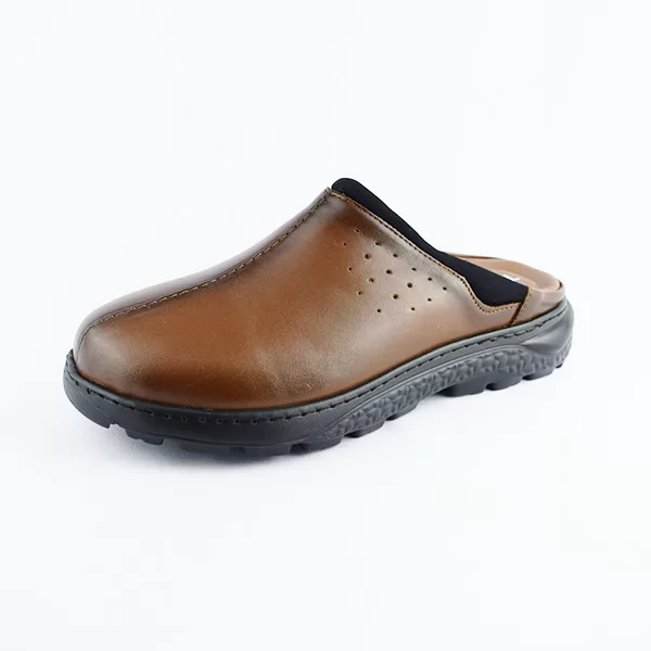 Sabot pour homme medicale R400 marron clair ..........  sandale médicale femme confortable Maroc